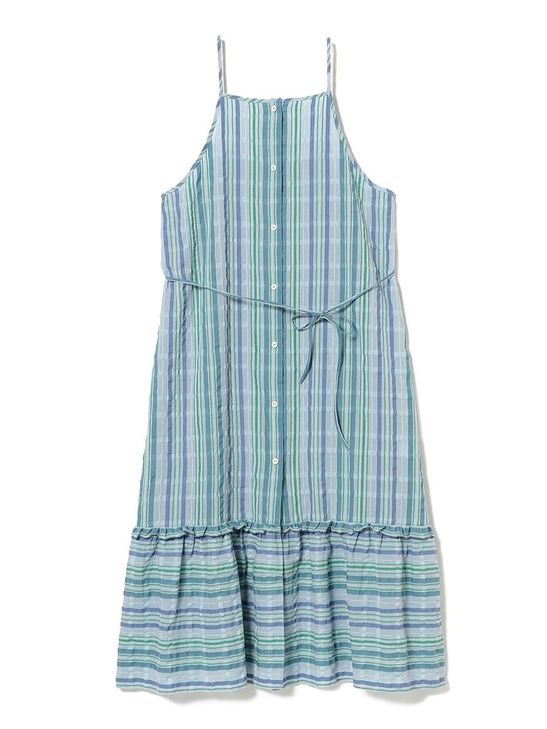 Beams Boy Women's Striped Cami Dress, Blue, Free Size