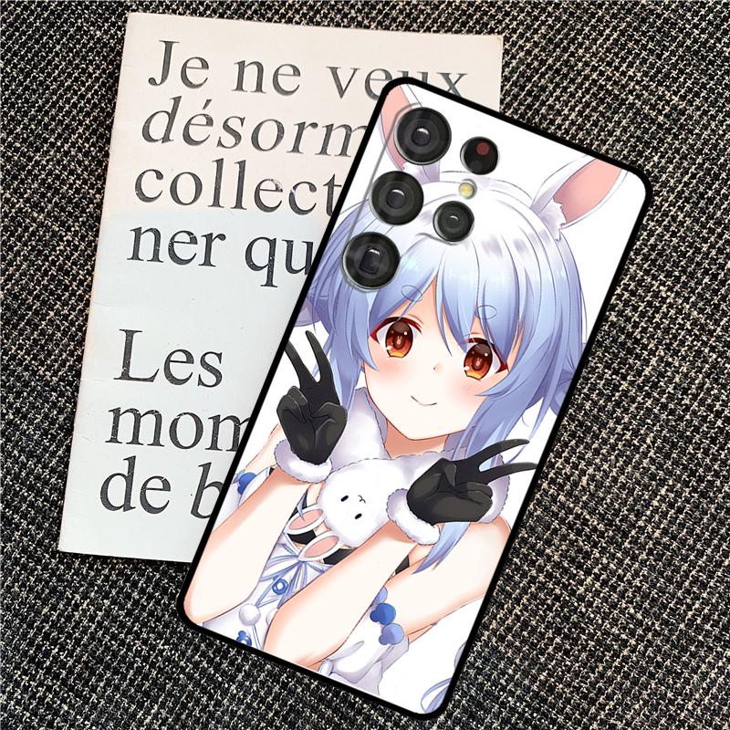 Usada Pekora Hololive Anime Case For Samsung Galaxy S25 Ultra S20 S21 S22 S23 S24 Ultra S9 S10 Plus S24 FE Back Cover