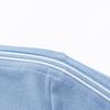 JOW Men's Cotton Linen Blend Zipper Polo T-shirt