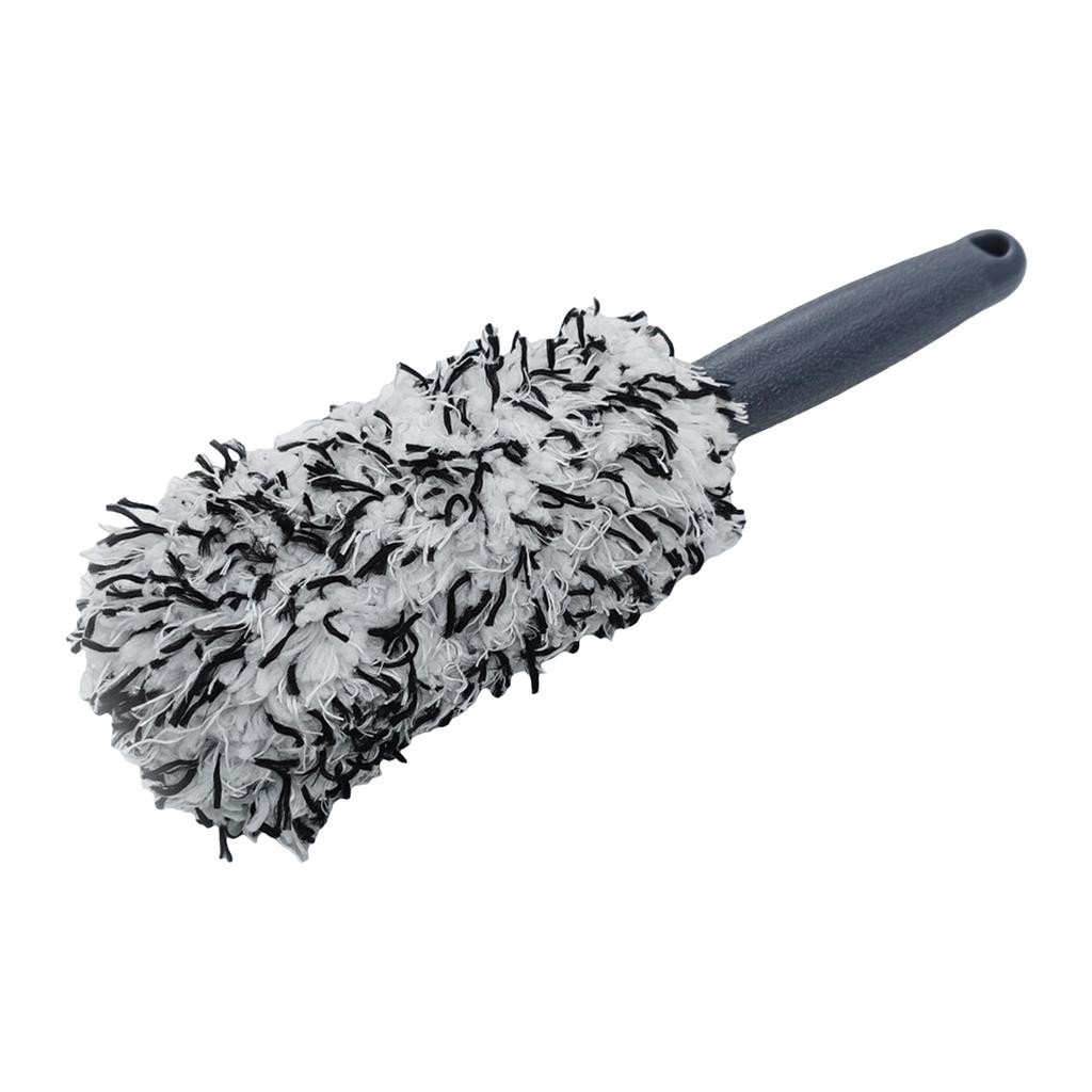 Efficient Soft Microfiber Wheel Rims Brush Effortlessly Cleans Car And Motorcycle Rims Without Scratches For Office Home