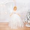 Xmas Tree Pendants Snowflake Angel Deer Hanging Ornaments Christmas Decorations For Home Kids Toy 2024 Navidad New Year Party