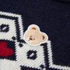 PawinPaw Boys' Cartoon Bear Round Neck Winter Sweater