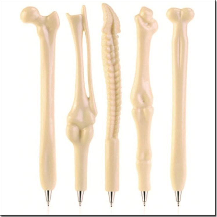 

Bone-Like Skeleton Pen: Weird Human Body Design, Plastic Material Bullet 1.0