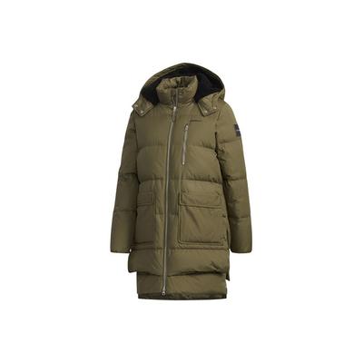 Neo Casual Wygodna Ciepła Sportowa Kurtka Puchowa Zimowa Kurtka Damska Khaki-Brązowa EI4428