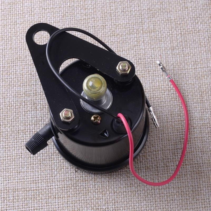Universal Motorcycle Dual Odometer Speedometer Gauge 0-140