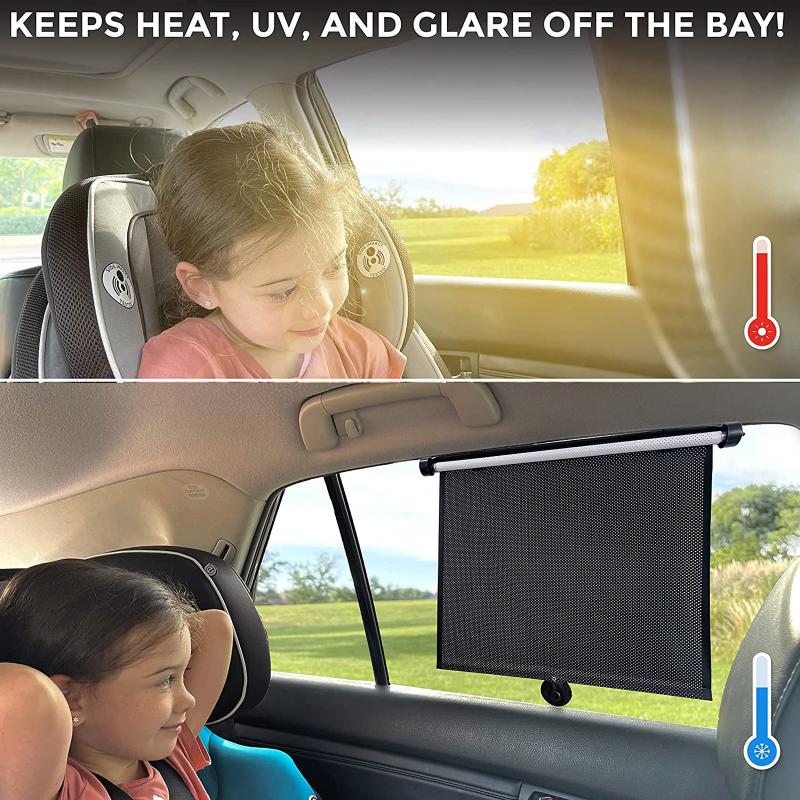 Car Auto Retractable Sun Shade Protector Windshield Front Side Visor Anti UV-Protector Folding Sheet Car Interior Accessories