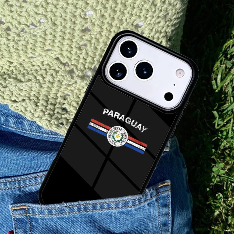 Paraguay Flag soft mobile phone case Compatible with IPhone 17 16 15 14 13 12 11Pro Max 17 Air cover