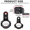 UTV LED Whip Light Mounts Flagpole Antenna Light Bar Bracket for 1.75"-2" Roll Cage for Can-Am Maverick X3 Polaris RZR Off Road