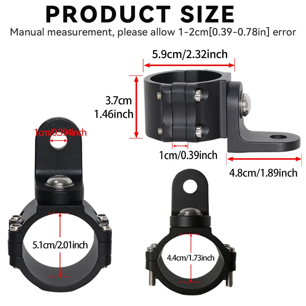 LED Whip Light Mounts UTV Flag Mount Led Antenna Brackets for ATV Roll Bar Cage RZR 900 1000 XP PRO Commander Accessories