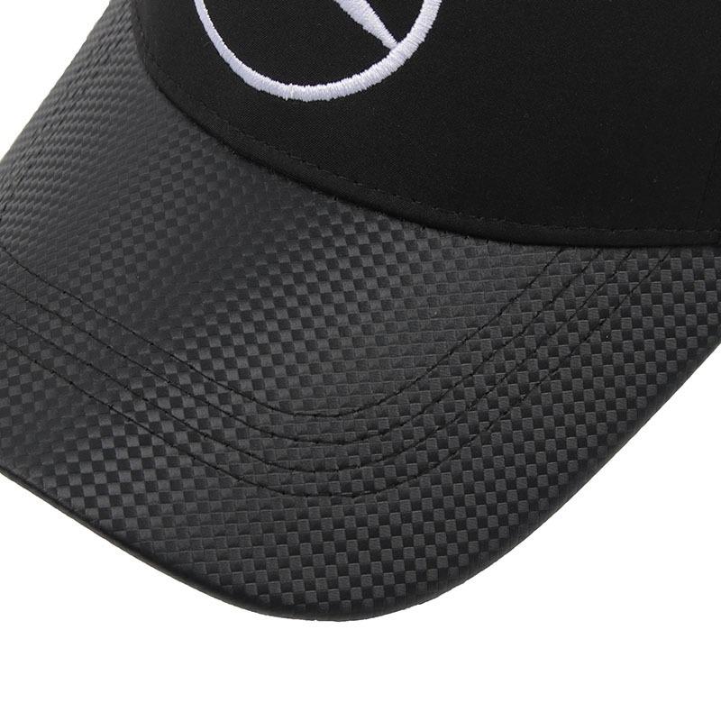 FCM5   High Texture Embroidery Baseball Hat Outdoor Sports Adjustable Sunscreen Hat For Mercedes Benz C E S Class GLC GLE GLS Sticker