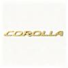 Suitable for car logo COROLLA tail logo personalized modification metal English letter label car sticker black