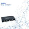 7 Port RJ45 Ethernet Splitter Adapters 1000Mbps Fast speed Networking Expansion For Computers Routers Switches