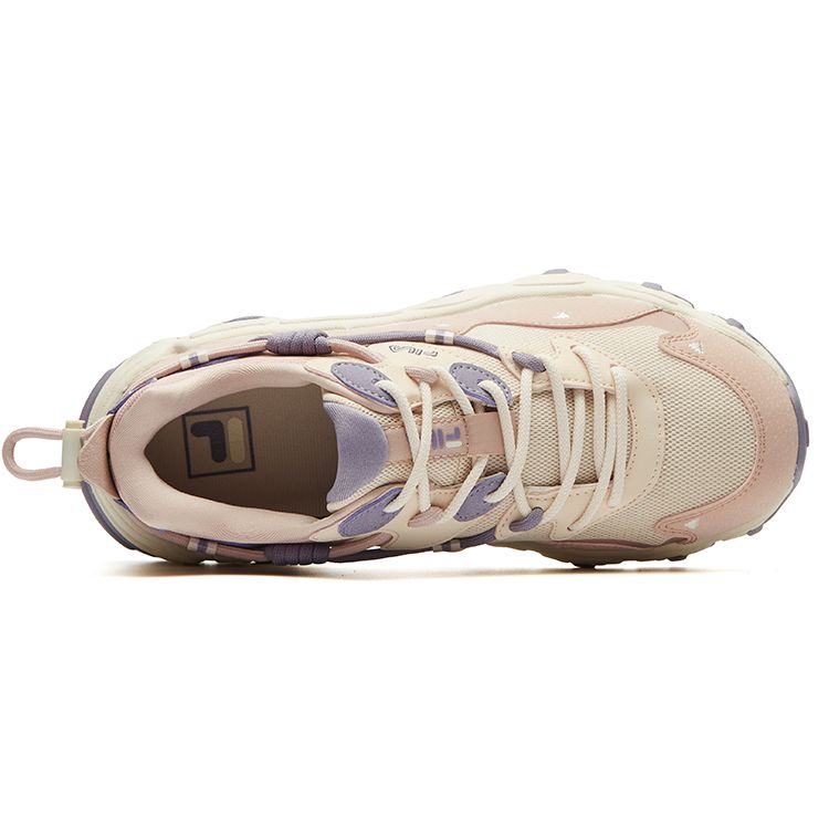 Fila Cat Paw Fabric Synthetic Leather Tpu Mesh Cat Paw 2.0 Sport Comfort Low Top Lifestyle Casual Shoes Women Casual Shoes Smoke-Pink F12W134108FDR