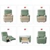 Velvet Recliner Sofa Cover Plush Solid Color Machine Washable Lazy Boy Sofa Slipcover Living Room Elastic Arm Sofa Cover For Furniture