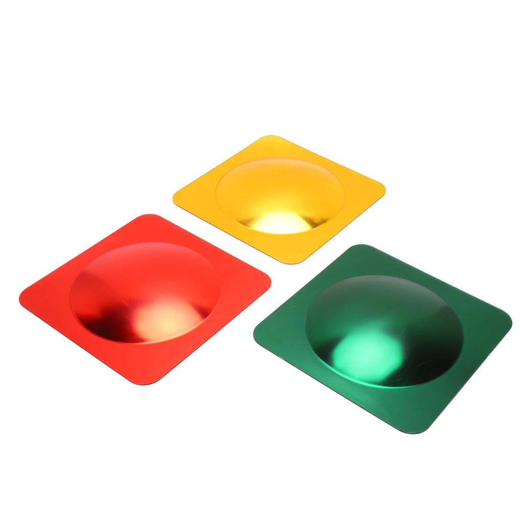 Bubble Wall Mirror Red Yellow Green Acrylic Sensory Bubble Mirror for Children Room Playrooms 3 Piece Set