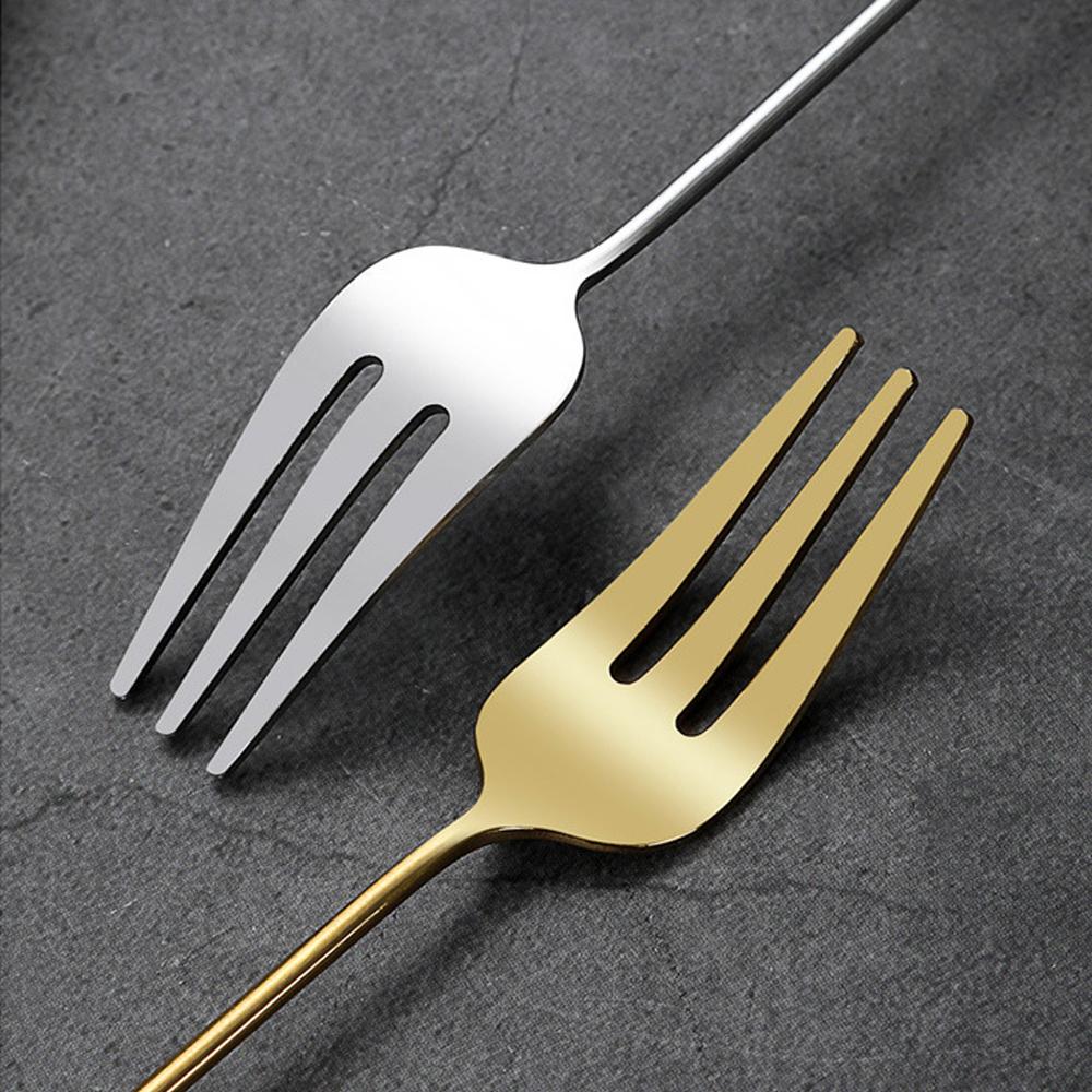 Stainless Steel Spoon Fork Star Moon Tableware Set Gold Coffee Spoon Teaspoon Fruit Dessert Accessorios Cake Home Restaurant