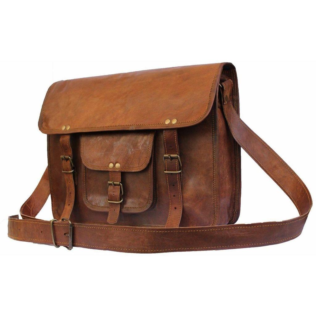 New Durable Handmade Decoder Leather Messenger Shoulder Satchel School Briefcase