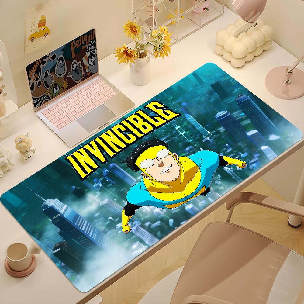 Anime Invincible Mouse Pad Large Nonslip Lockedge Desktop Computer Desk Mat Keyboard Writing Mousepad Office Gamer Student