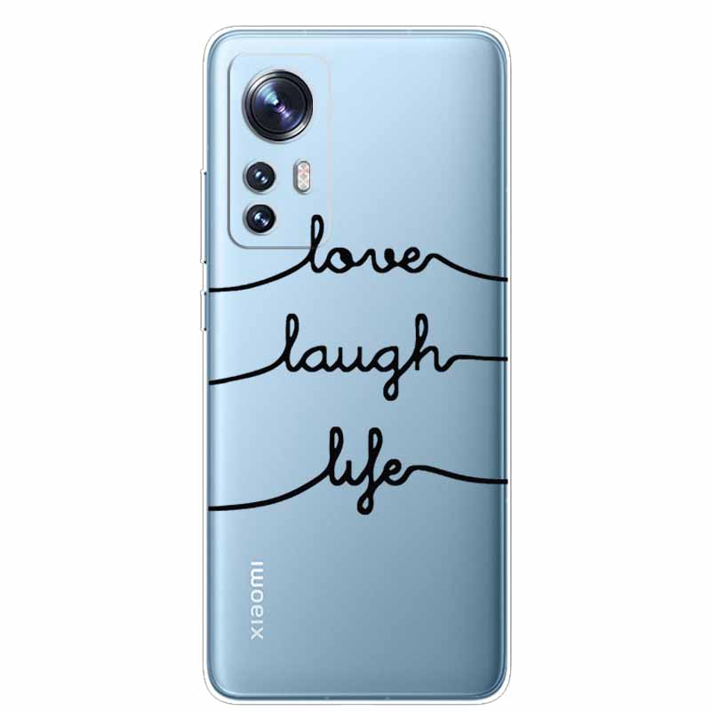 For Xiaomi 12T Case Clear Bumper Soft TPU Phone Cases for Xiaomi 12T Pro 5G Silicone Cover 6.67'' 12 T Transparent Slim Fundas