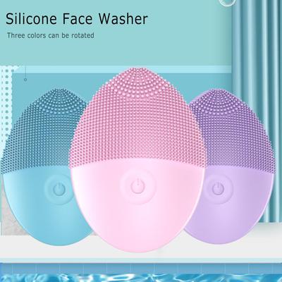Brosse nettoyante électrique pour le visage en silicone, outil de nettoyage des pores en profondeur et des points noirs