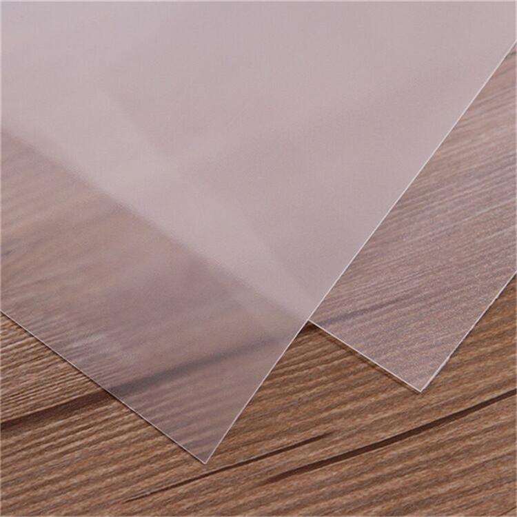 Translucent White Frosted PP Plastic Sheet Roll, 0.3~3mm, Customizable