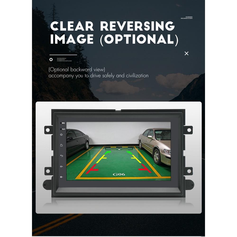 Car Radio with Wireless Carplay Android Auto for Ford F150 IPS Touch Screen GPS Navigation FAN MIC