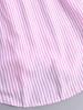 Classic European & American Women's Striped Long Sleeve Casual Top