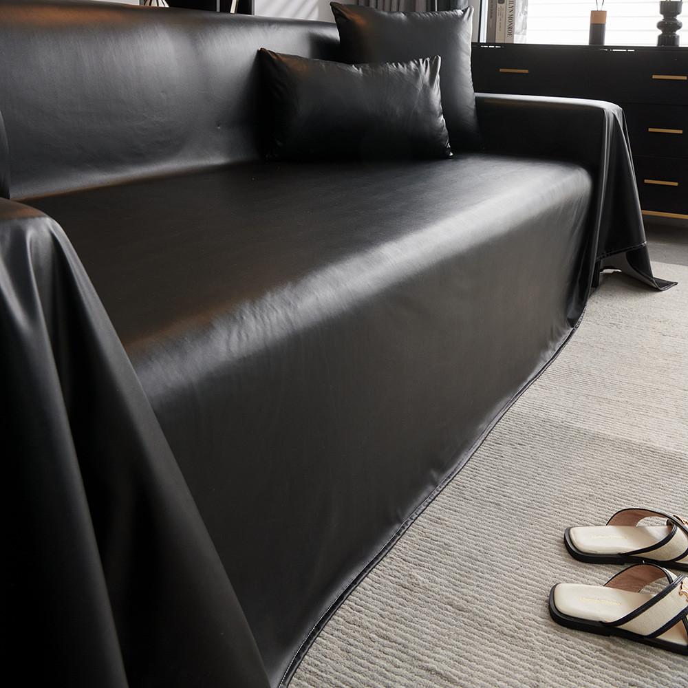 1pcs Simple Solid Color Sofa Mat Waterproof Non-slip Couch Cushion Four Season Universal  Protector Towel Case Home Decor