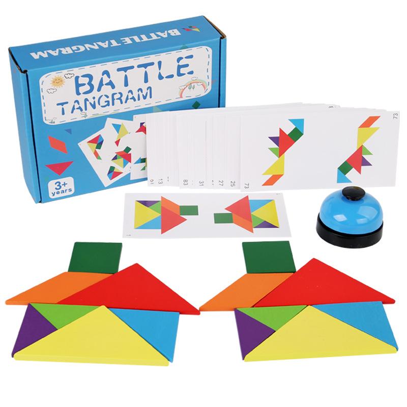 

CPC CE Игра-головоломка Танграм для двух игроков для детей - Пространственное мышление и Обучающая игра для родителей и детей