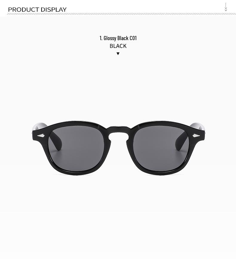 Evropský a americký styl retro nýtované sluneční brýle - Dámská UV ochrana, Malý rám