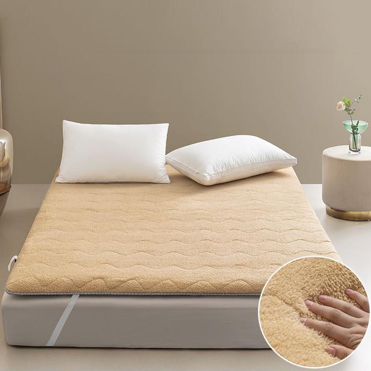 WTEMPO Foldable High Quality Soft Mattress Double-sided Four Seasons Available Thick Bedroom Bed Sheet Tatami Pad School Dormitory Bed Mattress Pad