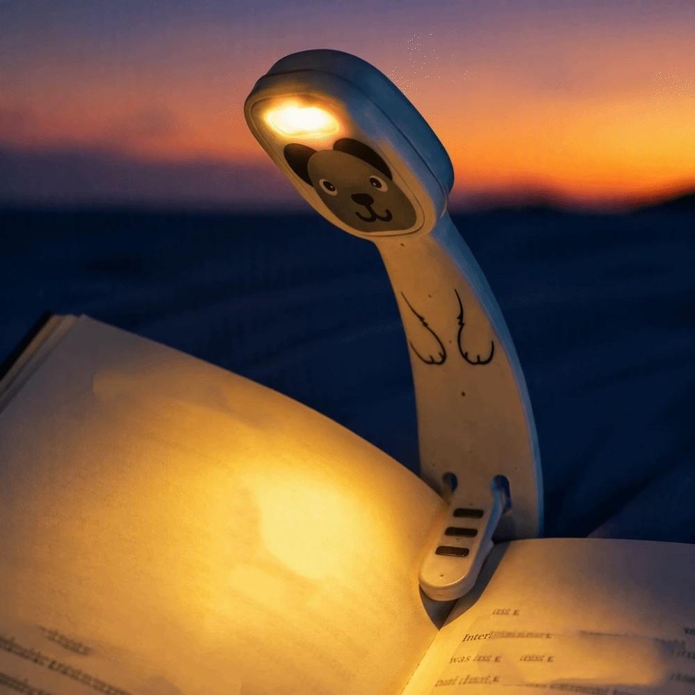 Ultra-Thin LED Bookmark Night Lamp Card Size Clip-On Book Light Compact Mini Lamp Travel