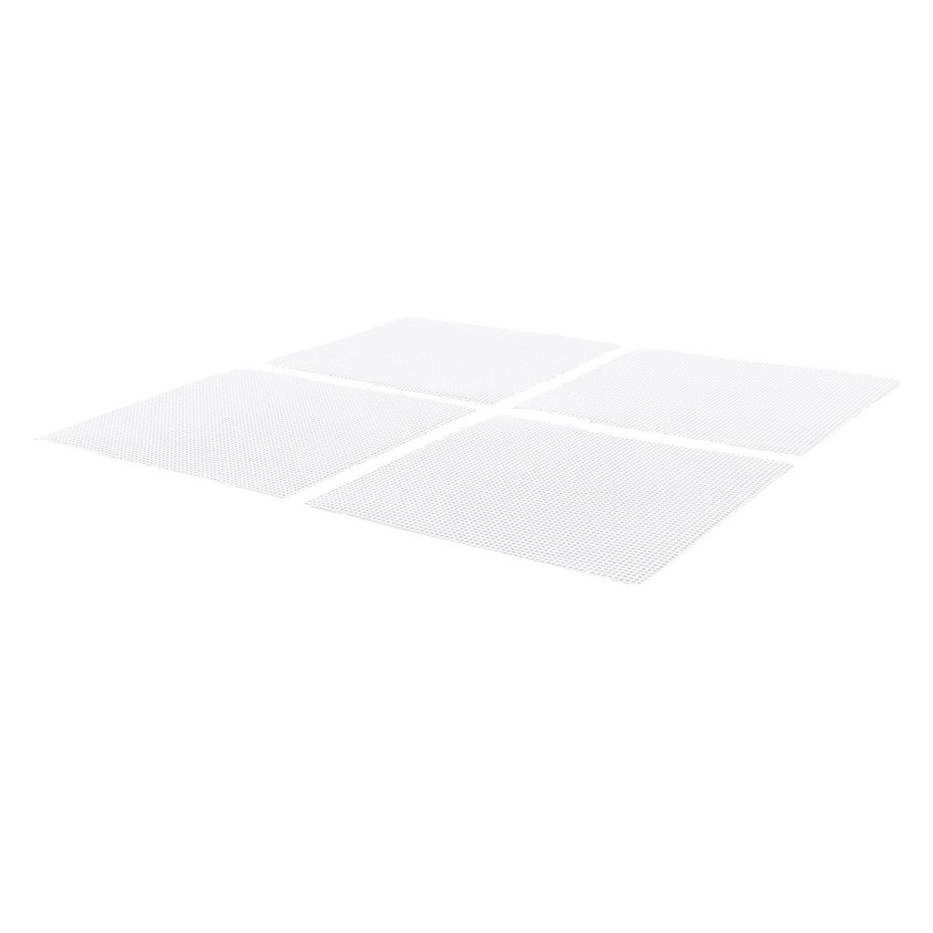 200pcs Flower Pot Mesh Pad Breathable Prevent Soil Leakage Drainage Plant Pot Bottom Grid Mat for Ceramic Planter