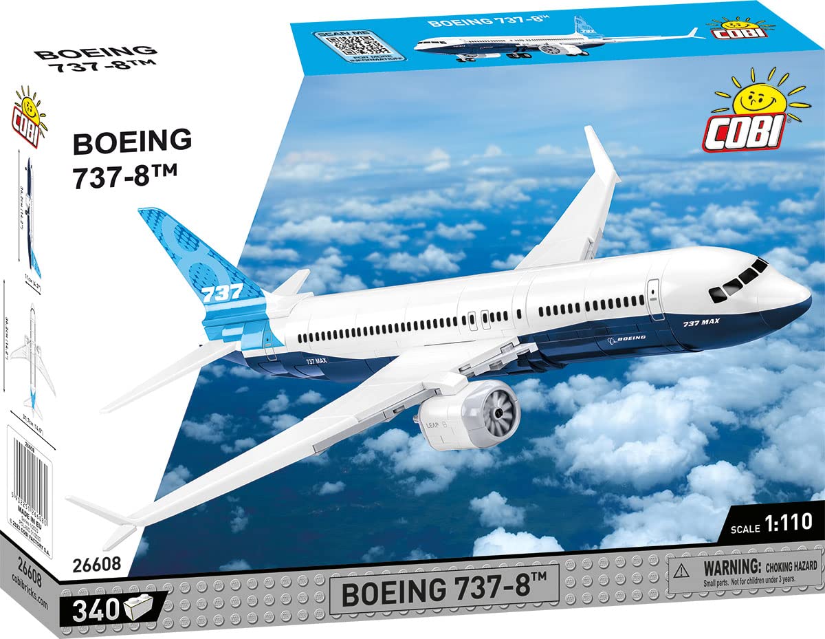 Cobi Blau/Weiss Boeing 737-8 - Bild 10