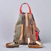 Retro Top-grain Cowhide Backpack School-style Casual Genuine Leather Women's Bag
