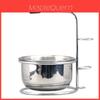 Mens Stainless Steel Razor Brush Holder And Soap Dish Shaving Set For Daily Grooming