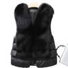 Vest Coat Autumn Short Down Jacket Women Iimitation Vest Winter Wear Waistcoat Sleeveless