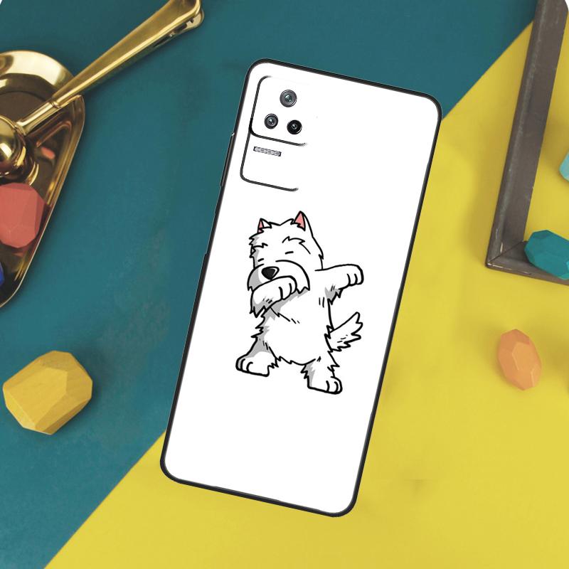 Cartoon Westie Dog Case For Xiaomi 15 14 13 Ultra 11T 12T 13T 14T Pro POCO X7 Pro X3 X5 X6 F5 F6 M6 Pro Funda