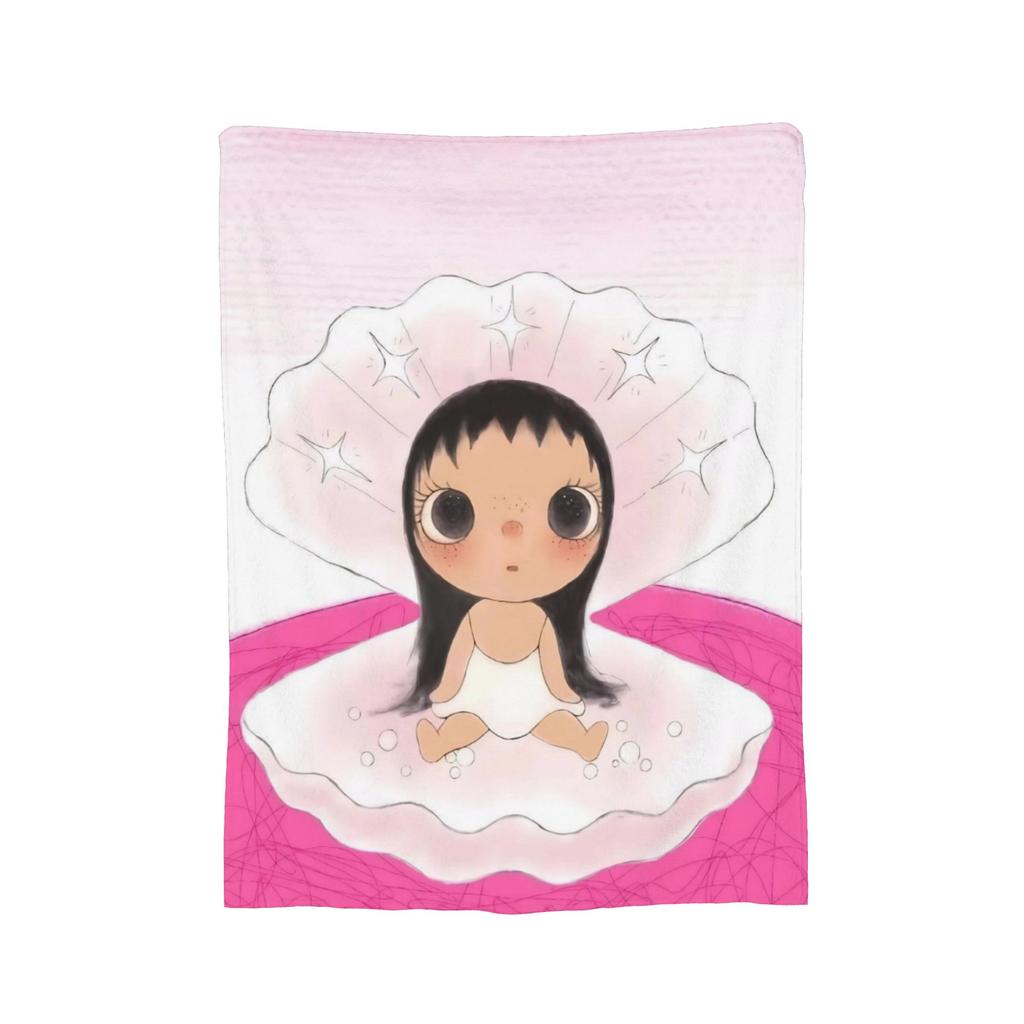 Yuy Manga Girl Пушистое одеяло Сяоюй Потрясающие пледы для дома El Sofa 150*125См Кусок ковра,