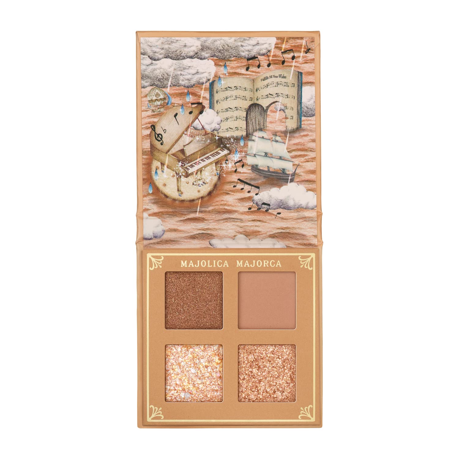 

MAJOLICA MAJORCA Тени Flash BR202 Верблюжий Коричневый Порошкообразные Тени для век Палитра с Высоким Блеском Shiseido (Ритм капель дождя) 3,2 г Сияющий, Матовый,
