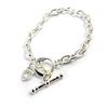 Les Trésors De Lily [L9561] - Stříbrný designový náramek 'Láska'