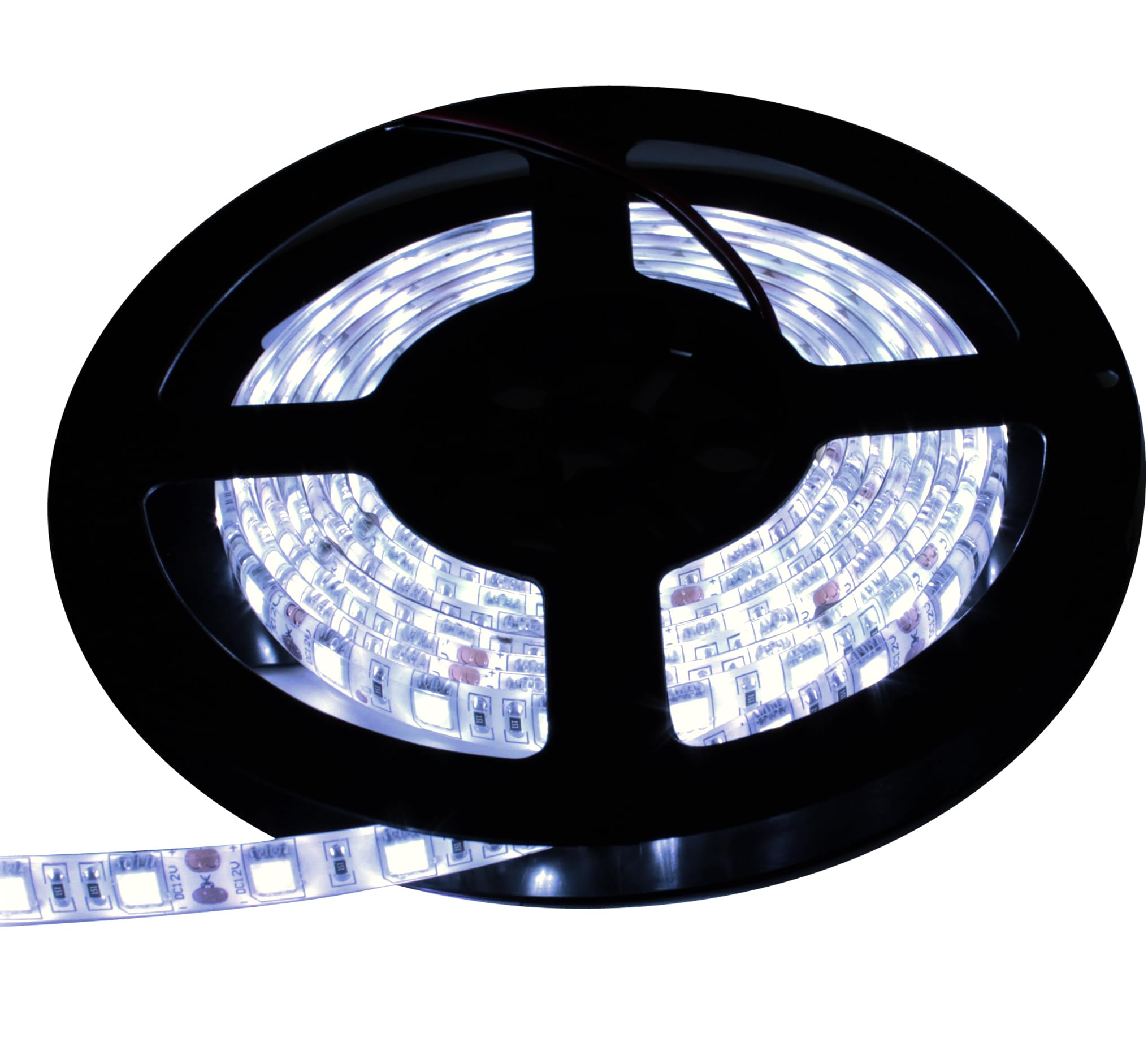 

Kaito Denshi LED Strip Exterior White 5 White Light, Car, 12V, Waterproof, Lighting, Steady-On, Front-Facing, Cuttable, Illumination, Customizable, белый