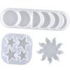 New Fashion Star Sun Moon Silicone Resin Molds Jewelry Ornaments DIY Handmade Mold Epoxy Resin Molds Silicone Mould