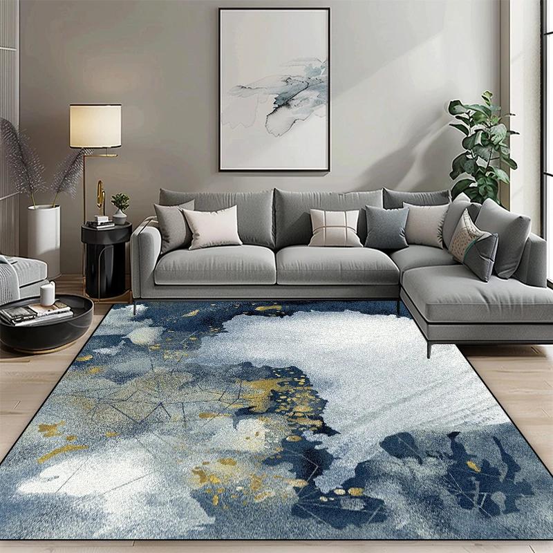 Nordic Light Luxury Living Room Carpets Short Plush Bedroom Floor Rugs Room Decor Large Area Sofa Coffee Table Mat 160x200cm
