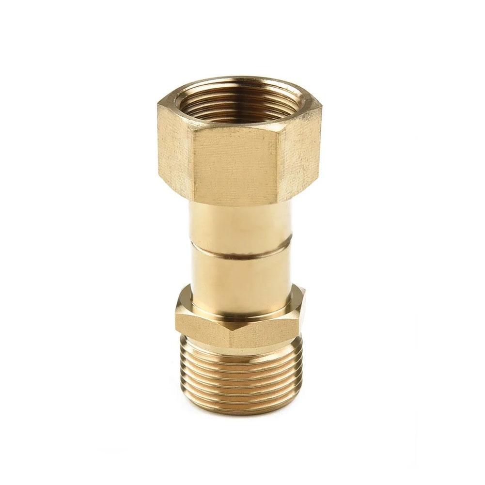 Anti-Kink High-Pressure Washer Connector for M22-14, Ideal Car Wash Water Gun Accessory with Rotating Quick Connect