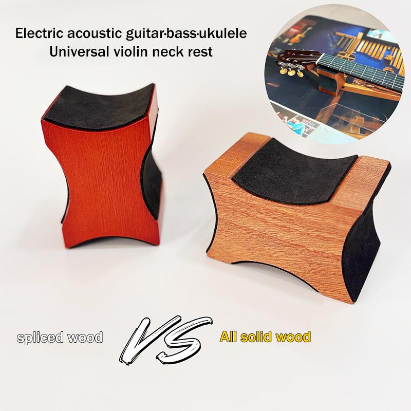 Houten Gitaar Neksteun Kussen 2 Gebruikshoogtes Luthier Gereedschap Voor Elektrische Akoestische Gitaar Ukulele Bas Mandoline
