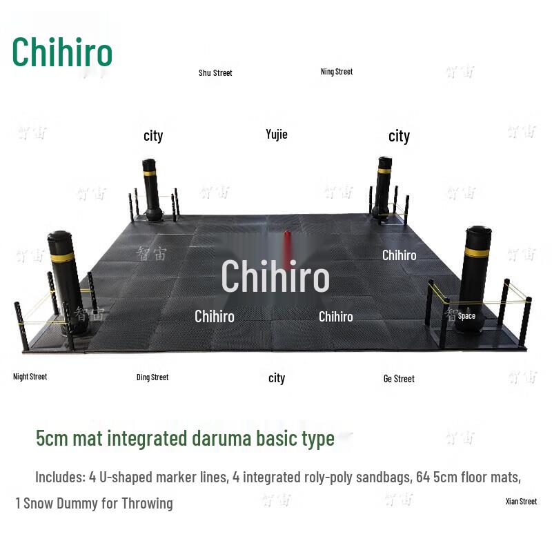 Zhizhou Fighting Basic Skill Training System with Integrated Tumbler