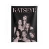 1 Stück Katseye Poster Wanddekoration Wandteppich KPOP Fan Geschenk Universitätswohnheim Schlafzimmer Wanddekoration Langlebige Fahne
