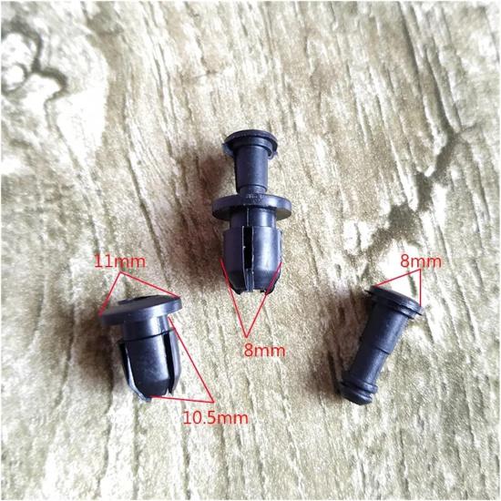 20Pcs Splash Shield Retainer Body Clip Plastic Fastener Motorcycle Compatible CB250 CBR1000 CBR600 CBR1000F 90657-SB0-003
