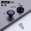 Black Mushroom Style Round Stainless Steel Cabinet Handle